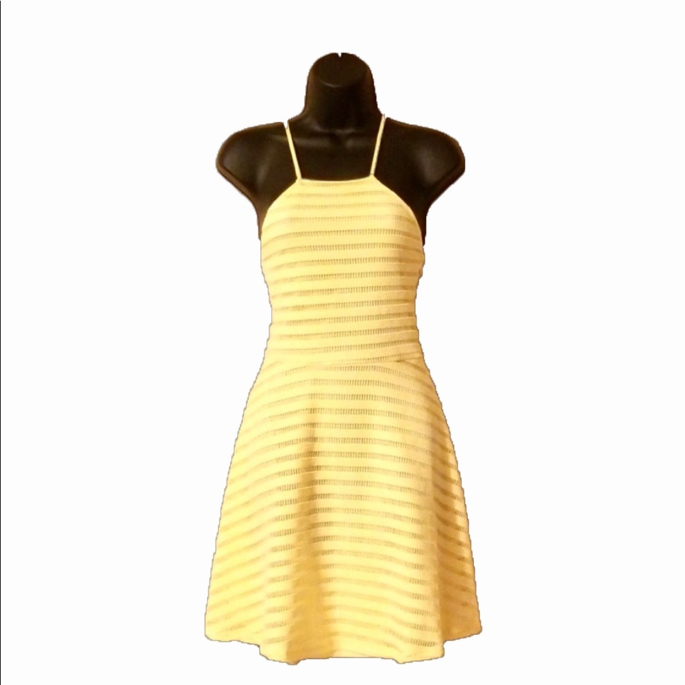 Charlotte Russe Cute Yellow Summer Dress, XS
